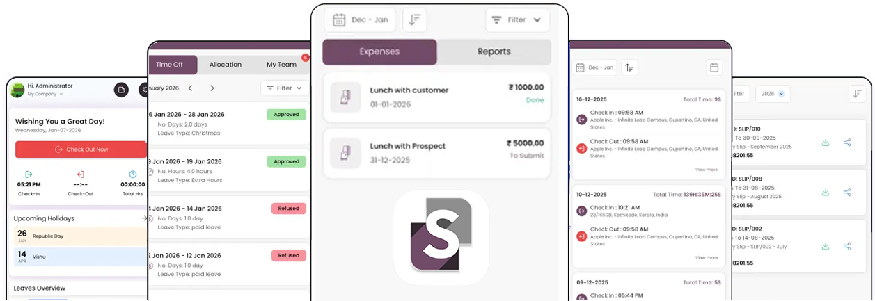 Tarmez mobile app screens