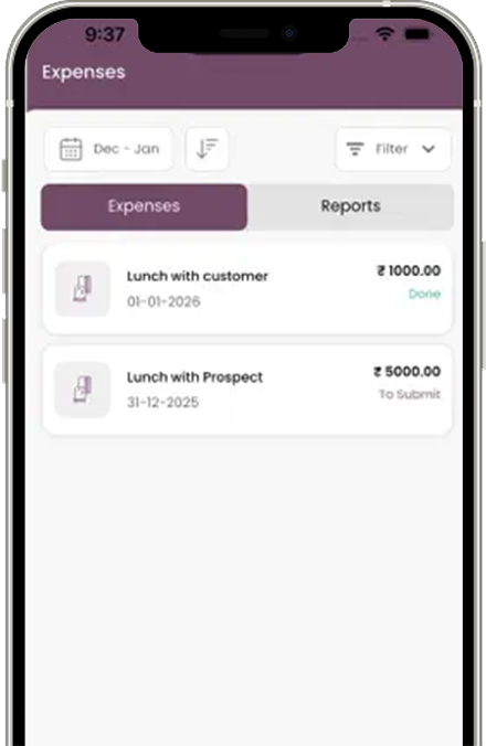 Step two mobile screen